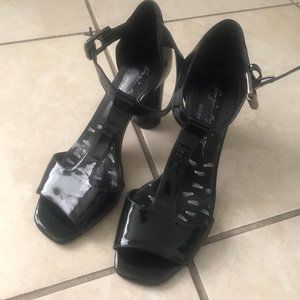Minelli x Georgia May Jagger Black Heel Sandals